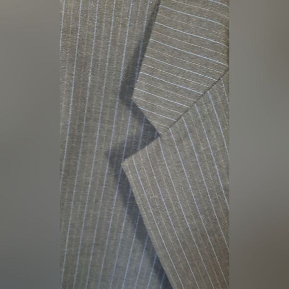 Lauren Ralph Lauren Men's Charcoal Gray and Blue Wool & Cashmere Blend S… - Picture 7 of 13